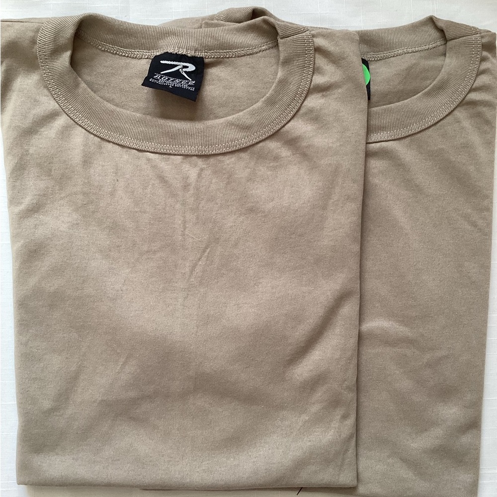 ROTHCO Bundle (2) military tee shirts NWT